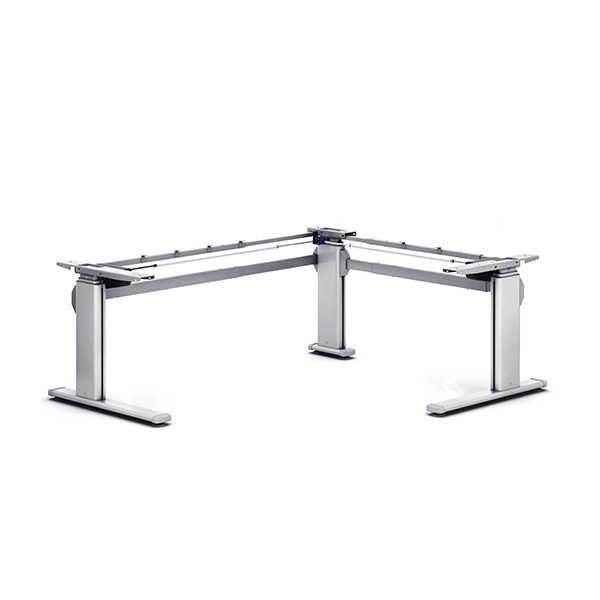Zit Sta Bureau Pro 2 Motor L-shape - zit sta tafel