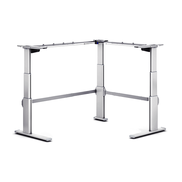 Zit Sta Bureau Pro 2 Motor L-shape - zit sta tafel
