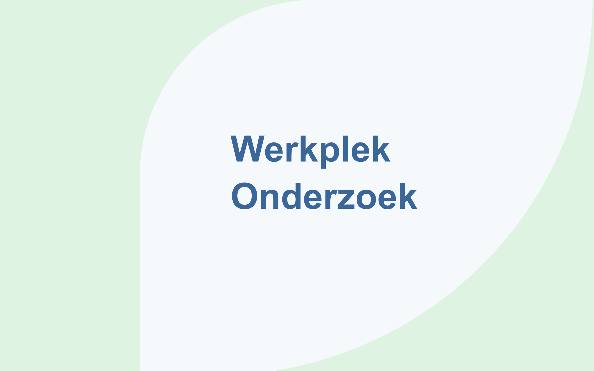 Werkplekonderzoek
