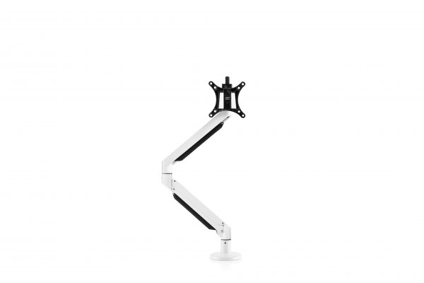 Galaxy Enkel Monitorarm Gasveer - Wit-0